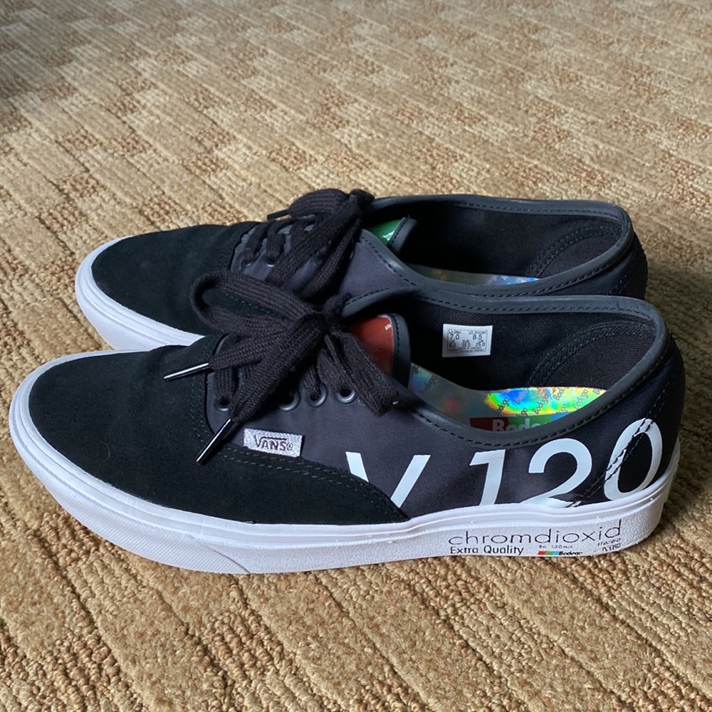 VANS Bodega x Authentic “Blank Tapes”Sneakers (Size Women 8.5 Men 7.0)